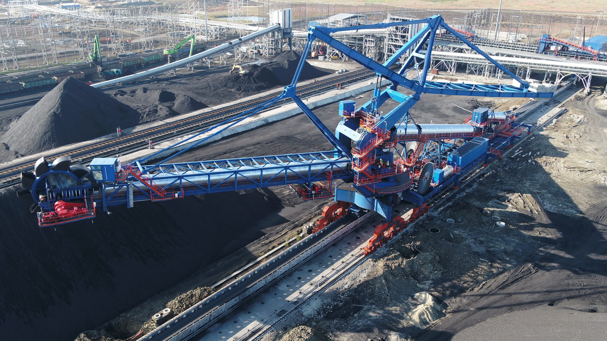 Rolleri di trasportatori nel settore minerario