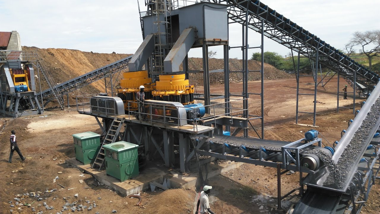 Trasportatore a cintura in minerario, cemento e agricoltura